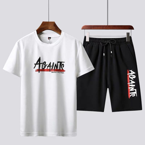ActiveEdge™ Men’s 2-Piece Sportswear Set – Casual Tracksuit with Hoodie & Joggers